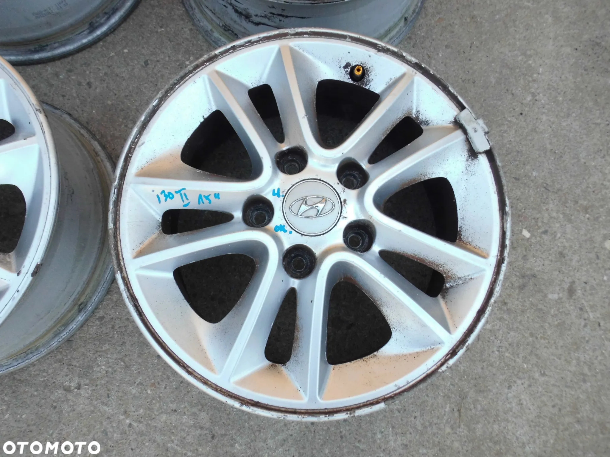 FELGI ALUMINIOWE KIA VENGA CEED I LIFT II HYUNDAI I30 I II 15 CALI ORYGINAŁ - 8