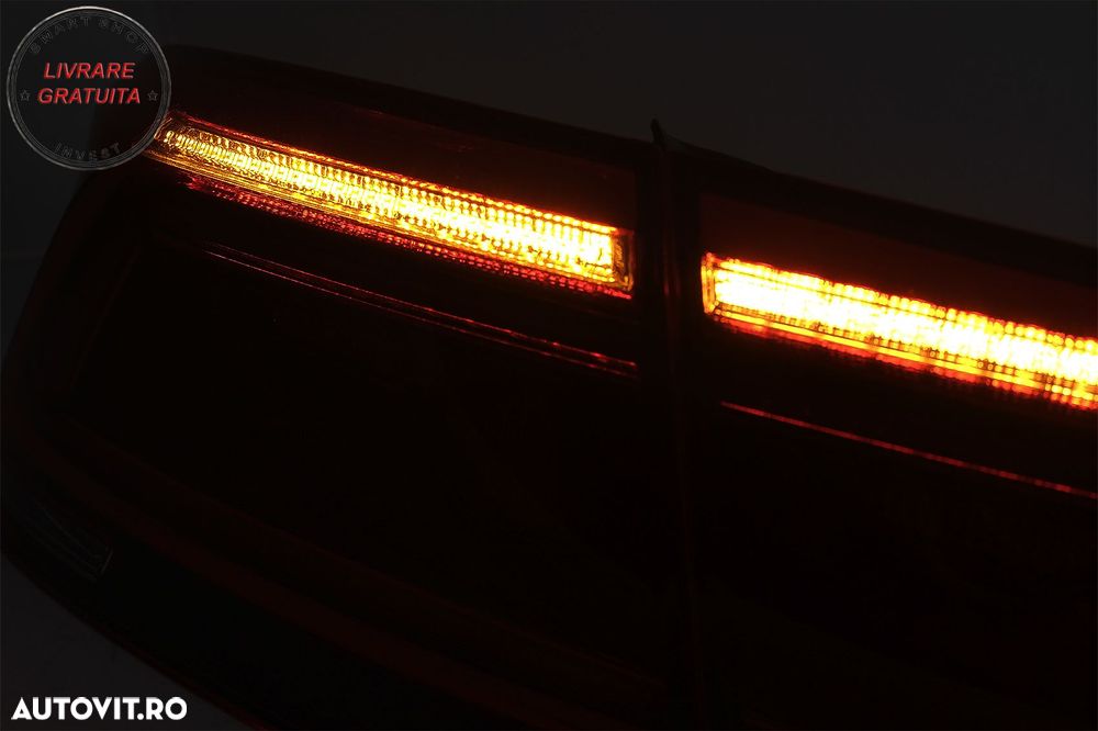 Stopuri LED VW Passat B8 3G (2015-2019) Sedan B8.5 Design cu semnal dinamic- livrare gratuita - 8