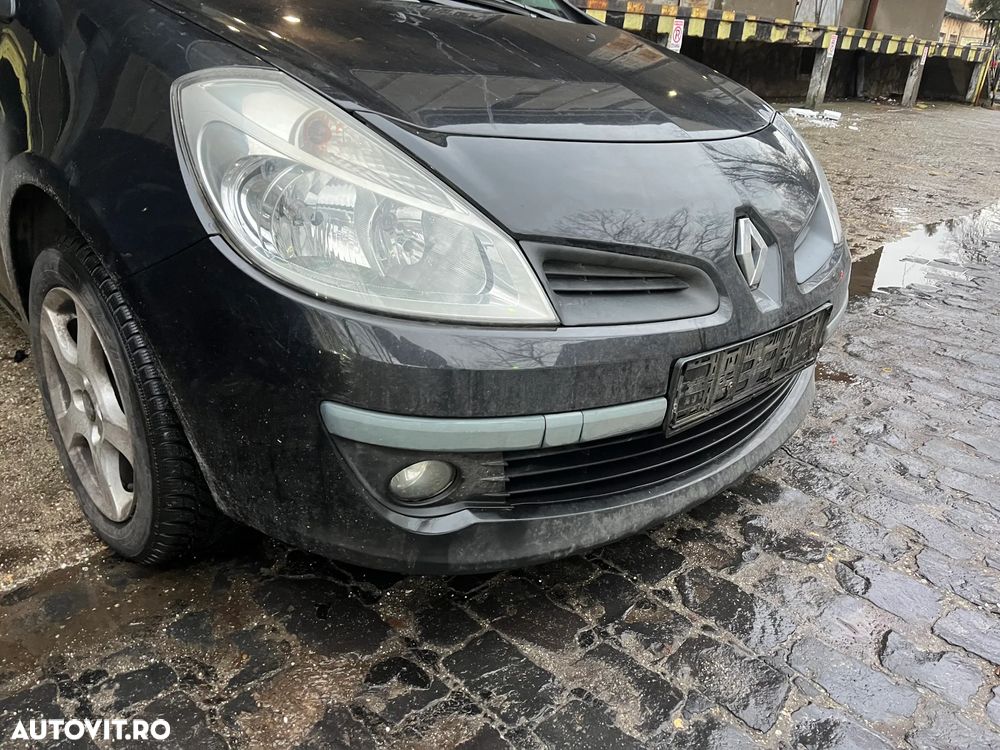 Bara fata completa Renault Clio 3 negru cu proiectoare 2005-2009 - 11