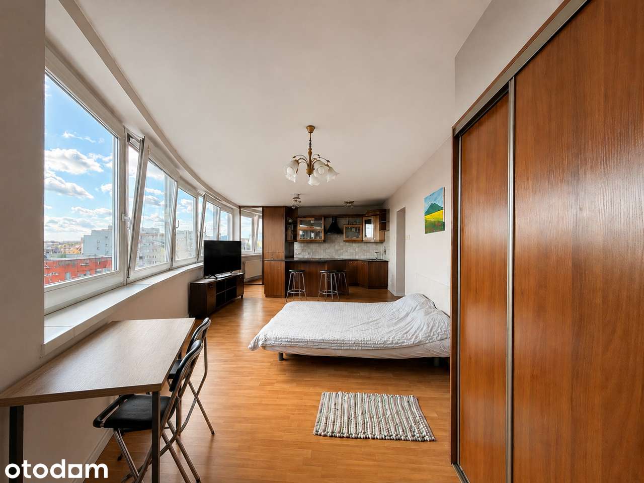 PL/UA Przestrzenna Kawalerka 40 m | Centrum | Klima | Widok | Balkon