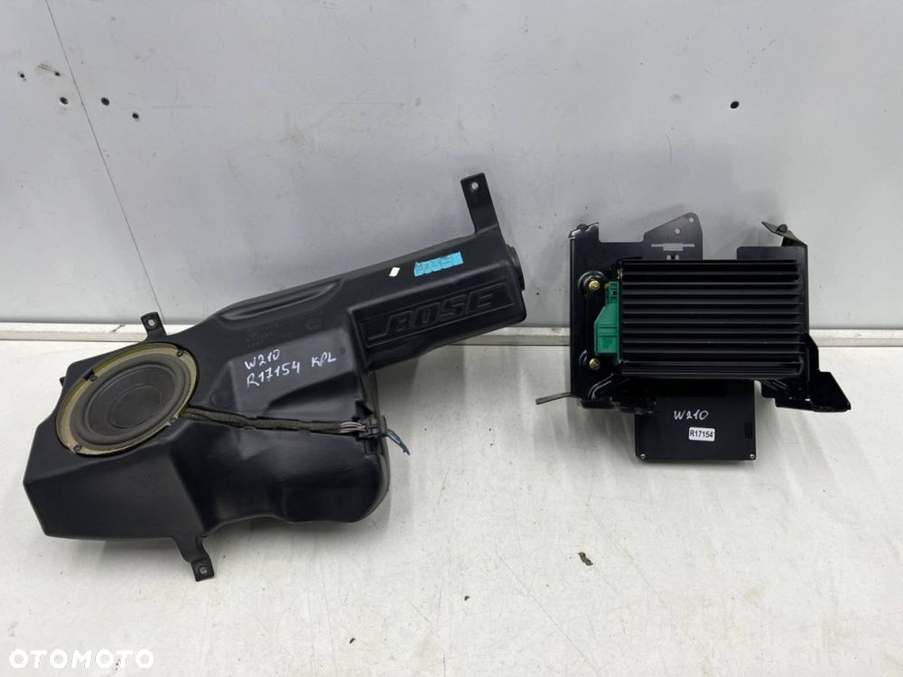 Radio Mercedes w210 95-02r. wzmacniacz audio SUBWOFEER BOSE + moduł telefonu 2108200689 a2108200135 - 1