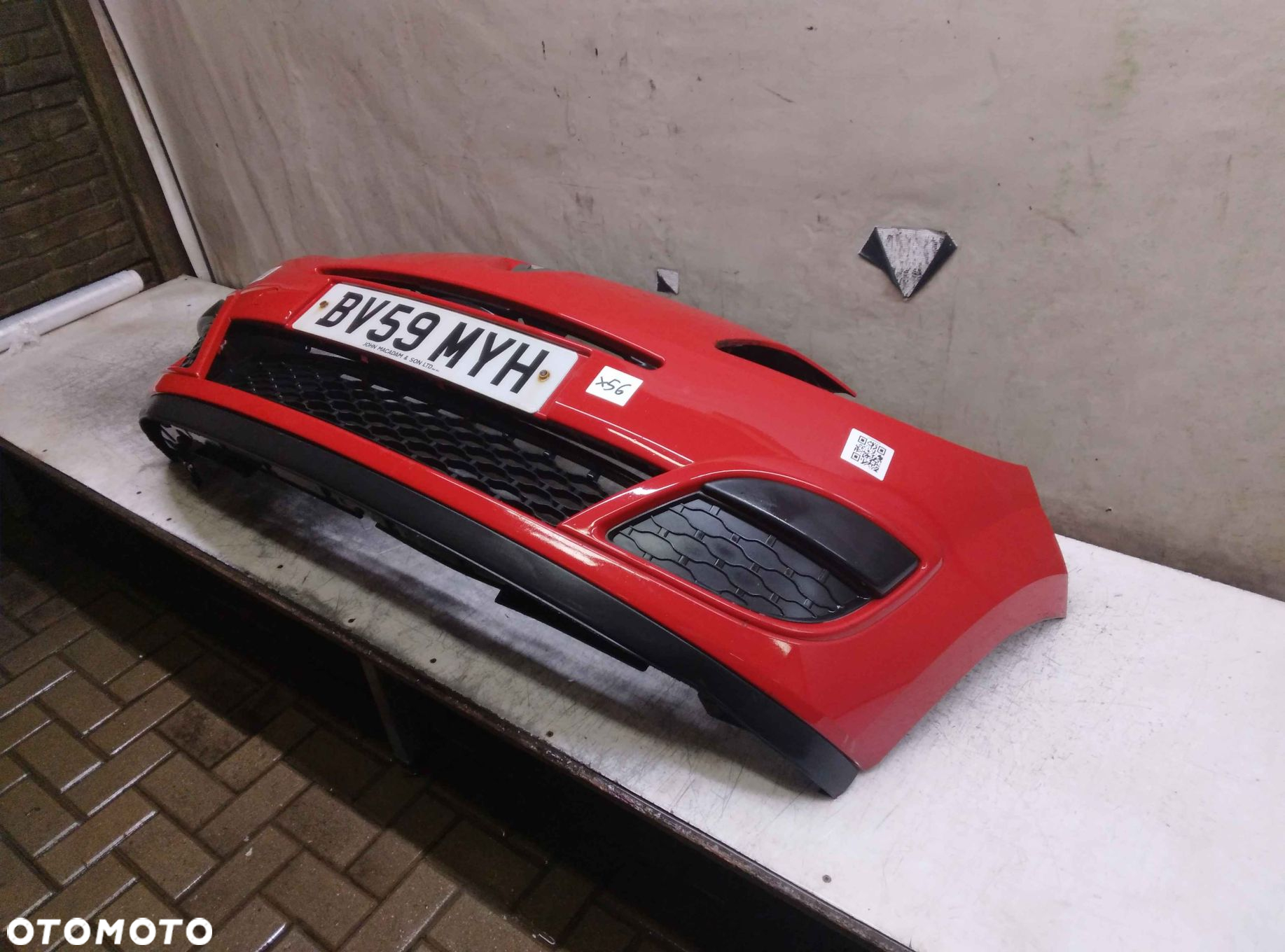 + ZDERZAK PRZÓD PRZEDNI RENAULT TWINGO 2 II OV727 CZERWONY - 3