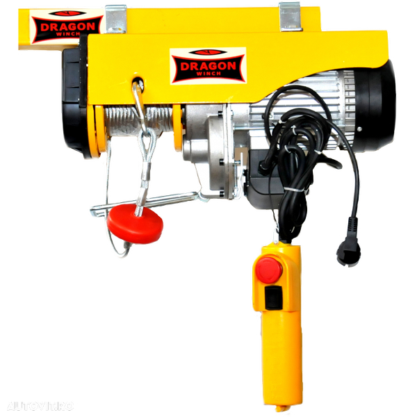 Macara,troliu industrial,electropalan DRAGON WINCH 500/990kg la 230V