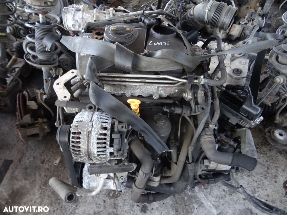 Motor Volkswagen Polo 1.4 TDI BMS 80 CP din 2008 fara anexe - 1