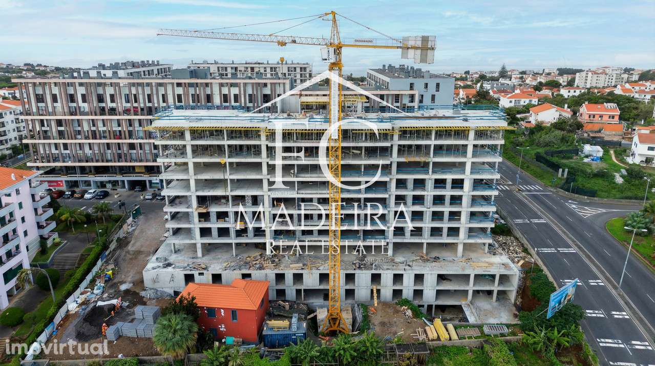 T2 Novo São Martinho Funchal com Varanda e Garagem Fração K - Grande imagem: 4/15