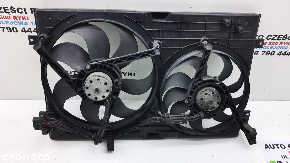 Audi Vw Seat Wentylator Chłodnicy Wody Klimatyzacji 1J0121207M - 2