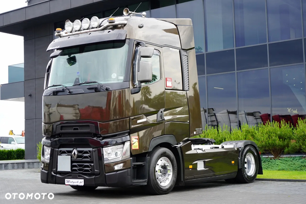 Renault T 520 / RETARDER  / CAŁA NA PODUSZKACH  / BOGATA WERSJA / SKÓRY / METALIK / ALUFELGI / PO KONTRAKCIE SERWISOWYM