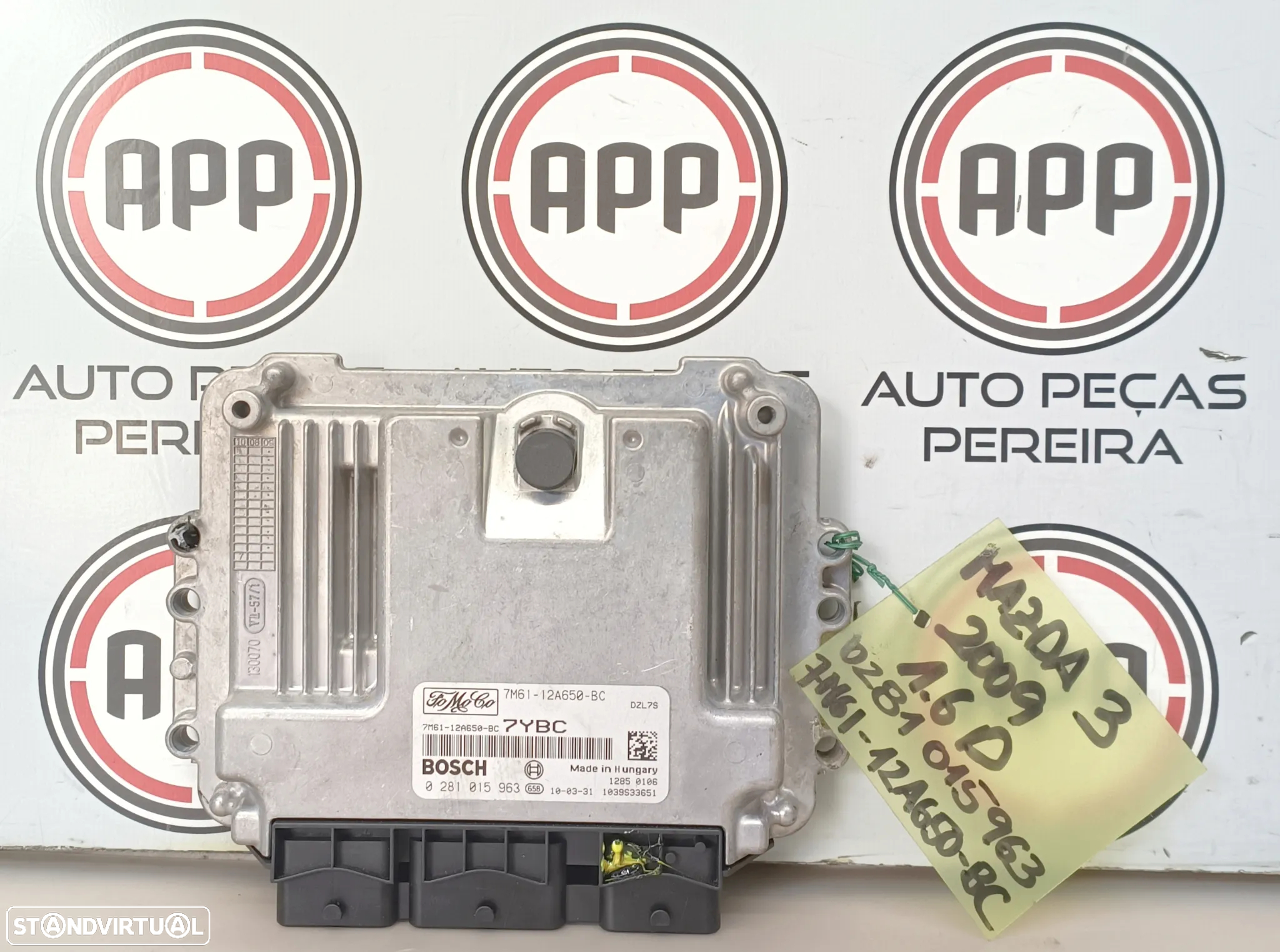 Centralinas motor Mazda , Volvo 1.6D, referência 7M61-12A650-BC, 0281015963, 31211076, 0281011775. - 2