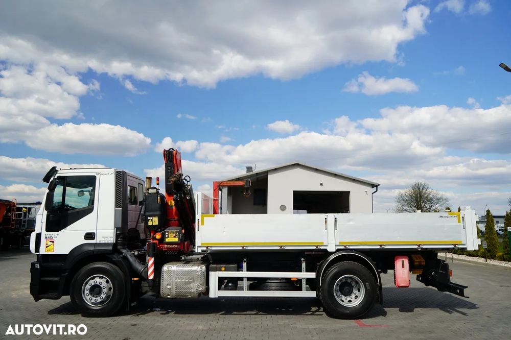 Iveco STRALIS / 310 / 4x2 / BASCULĂ - 5,3 M / HDS FASSI 135 - 8 M / EURO 6 - 9