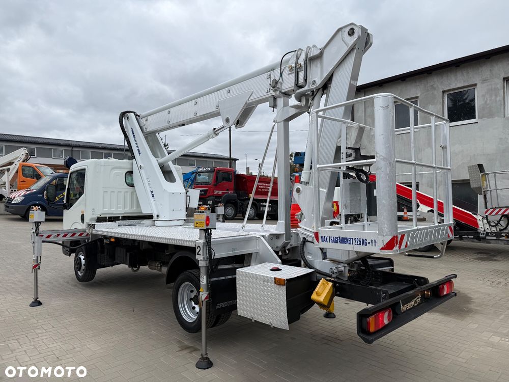 Nissan Podnośnik Koszowy Multitel MJ 201 21 Metrów 13 w Bok Tylko 960 MTH ! Kosz 225  KG! Zwyżka! Ogon  ! UDT! jak Wumag Ruthmann GSR - 9