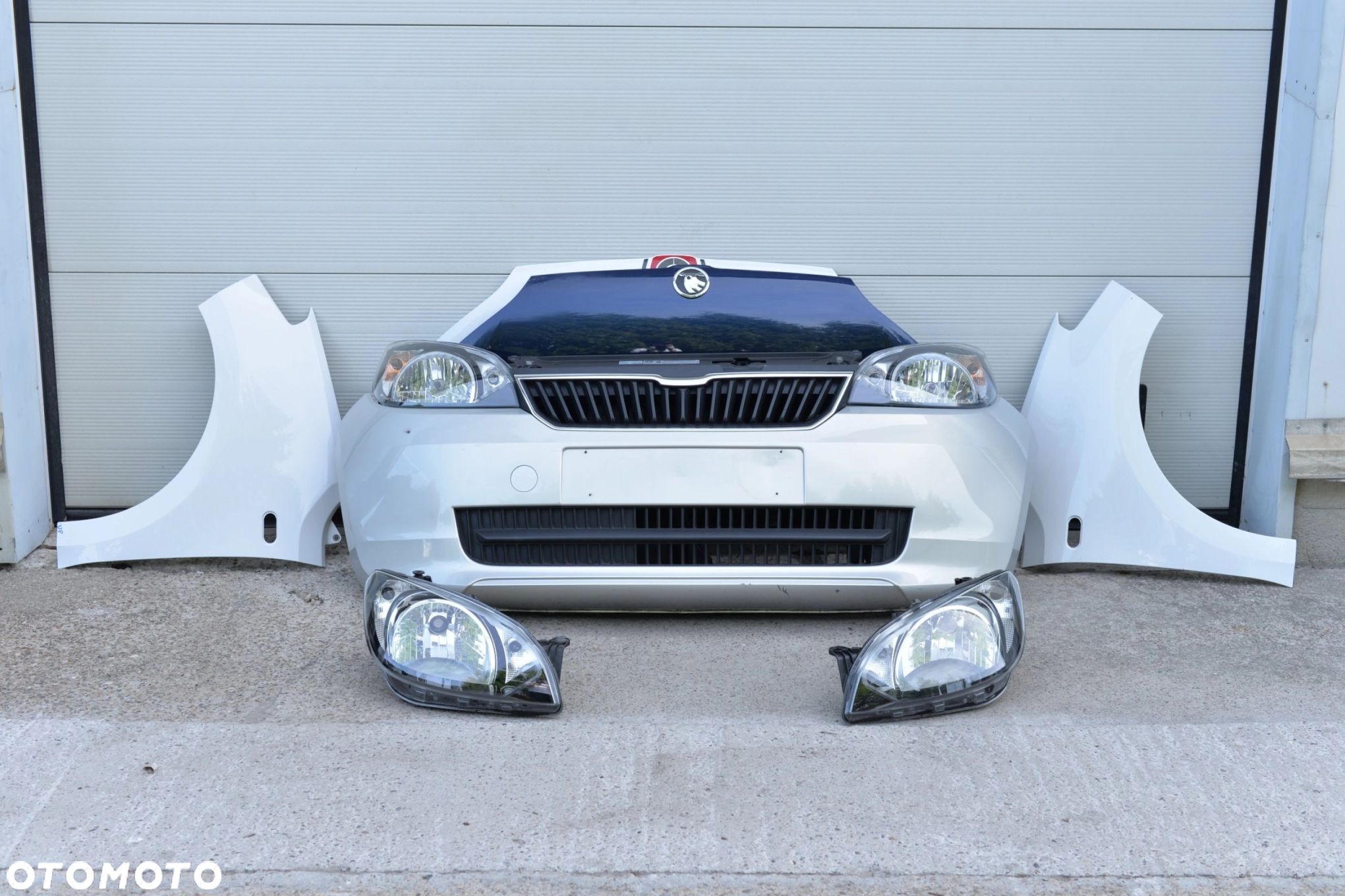 MASKA ZDERZAK GRILL BŁOTNIK LAMPA PAS BELKA SKODA CITIGO 2011 - 2019 - 1