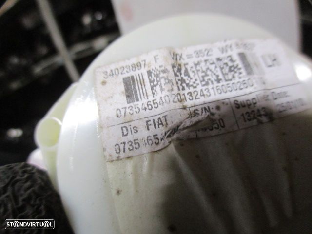 Kit Airbags 735452882 051783739 608829200A 735452886 51870005 07354528060 07354528100 07354654010 07354654020 FIAT 500 2 FASE 1 2010 1.2 69CV 3P BRANCO - 16