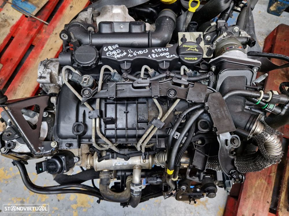 Motor usado G8DD FORD FOCUS 2 1.6 TDCI 110CV C-MAX PEUGEOT CITROEN HDI - 1