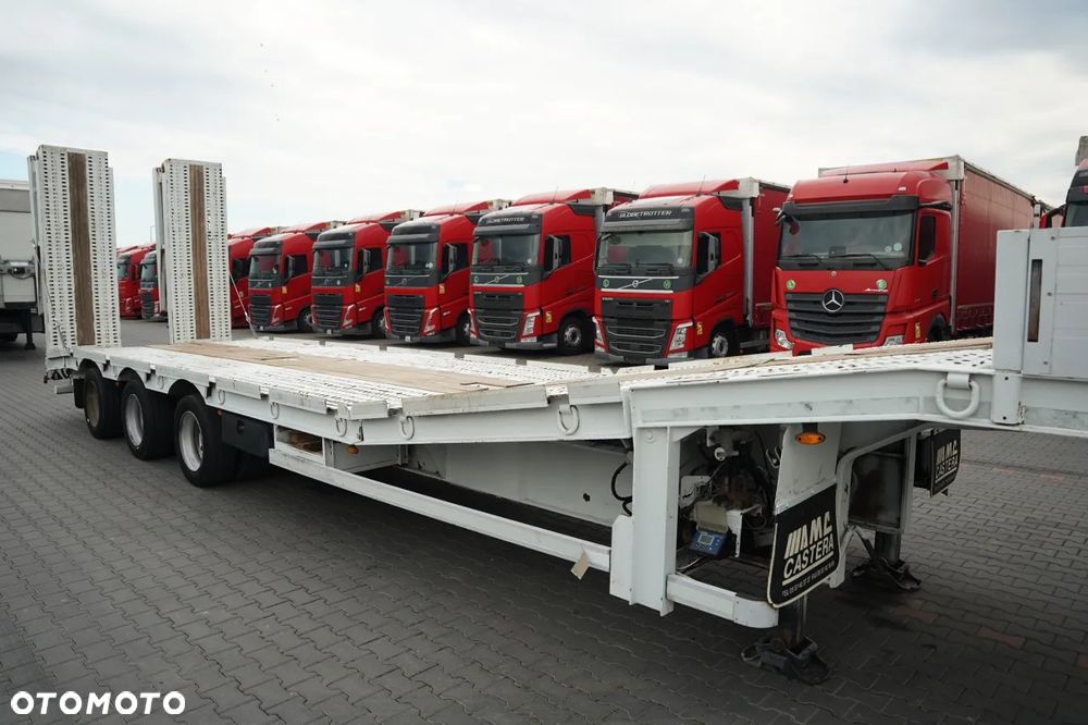 Inny AMC CASTERA NACZEPA LAWETA / NISKOPODWOZIOWA / 13,5 M / PODEST HYDRAULICZNY / NAJAZDY HYDRAULICZNE / OŚ SKRĘTNA / WCIĄGARKA - 11