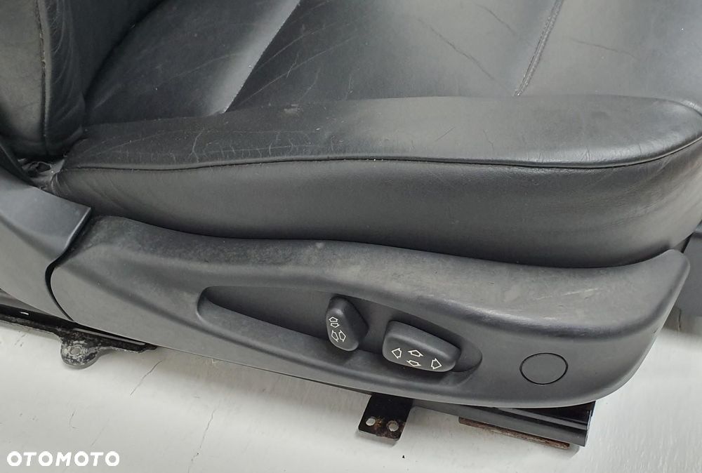 FOTEL PRAWY PRZÓD PRZEDNI PASAŻERA SKÓRA GRZANY BMW 3 E46 CABRIO EUROPA - 7