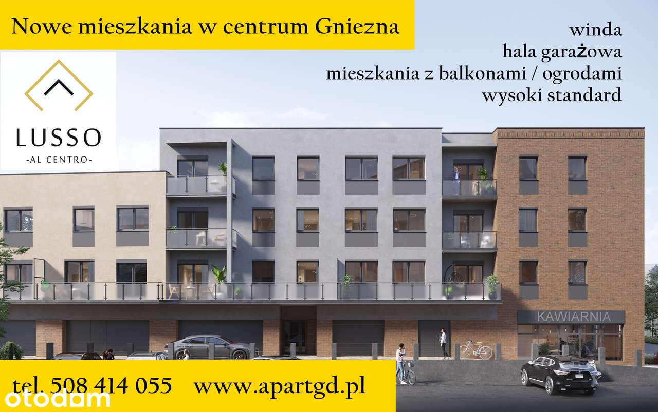 Nowe 3 pok, ogród, garderoba, rolety! Lusso Al Centro