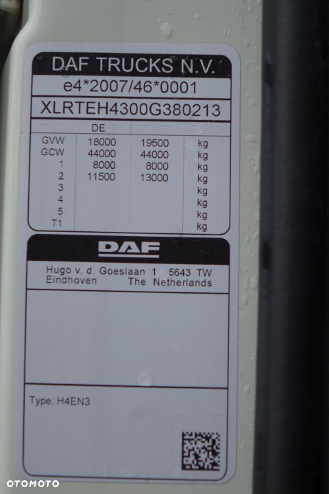 DAF XF 480 FT / SUPER SPACE CAB / STANDARD/ EURO 6 / AUTOMAT / INTARDER / KLIMATYZACJA POSTOJOWA / LODÓWKA / 2 ZBIORNIKI PALIWA - 33