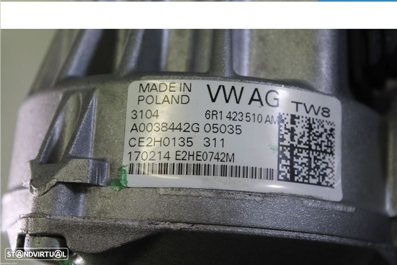 Coluna de direção eletrica skoda rapid polo 6R seat toledo IV - 2