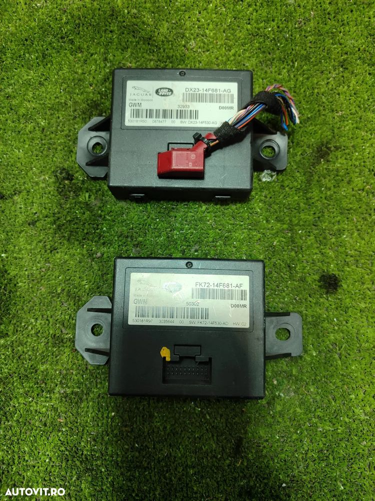 MODUL SENZORI PARCARE PDC + MODUL CONTROL GATEWAY JAGUAR XF S PREMI 2013 3.0 DIESEL / BERLINA 2009-2015 / LAND ROVER DISCOVERY 3 2.7 DIESEL 2007 / 2005-2009 COD OEM DX23-14F681-AG / FK72-14F681-AF - 2