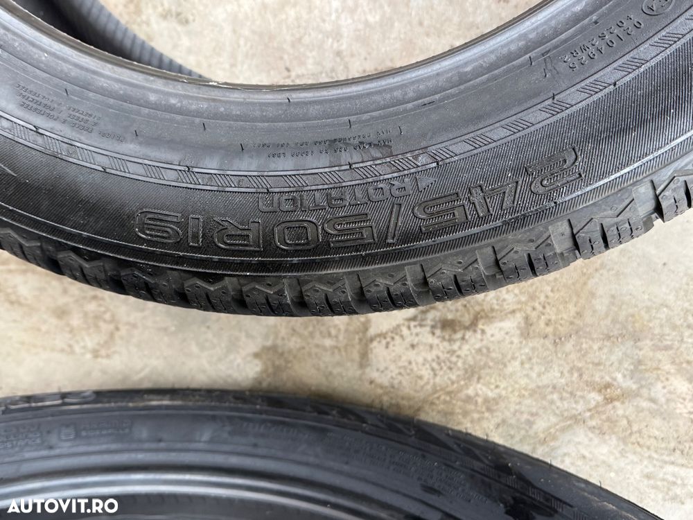 Vând 4 anvelope 245/50/19 nokian de iarnă noi - 5