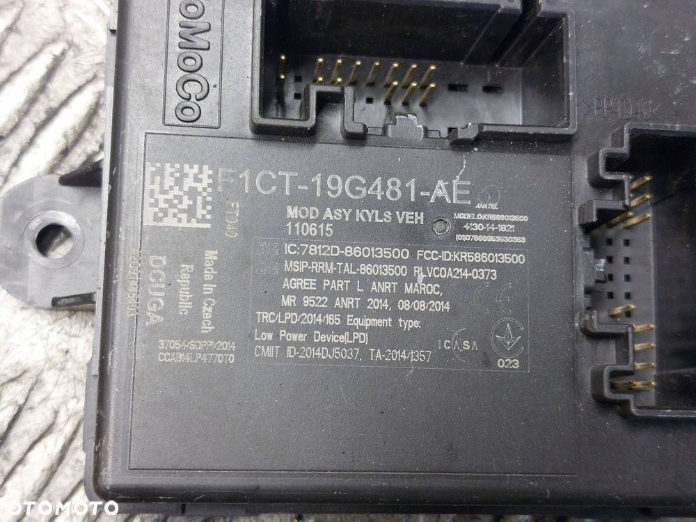 BLOKADA MODUŁ NAPIĘCIA MODUŁ DRZWI PRZYCISK START STOP FORD C-MAX MK2 - 3