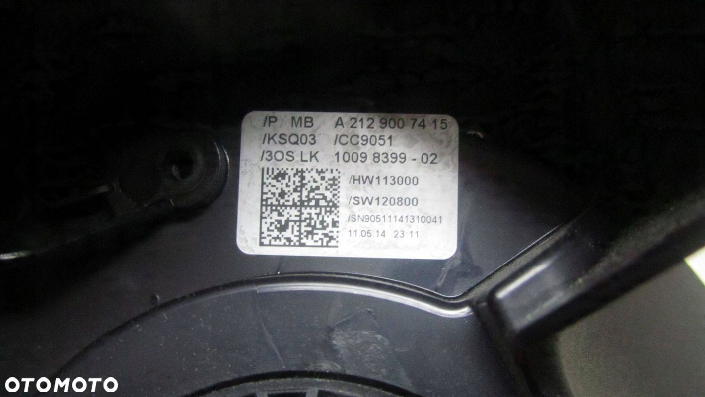 MERCEDES W212 PRZEŁĄCZNIK ZESPOLONY a2129007415 09- - 4