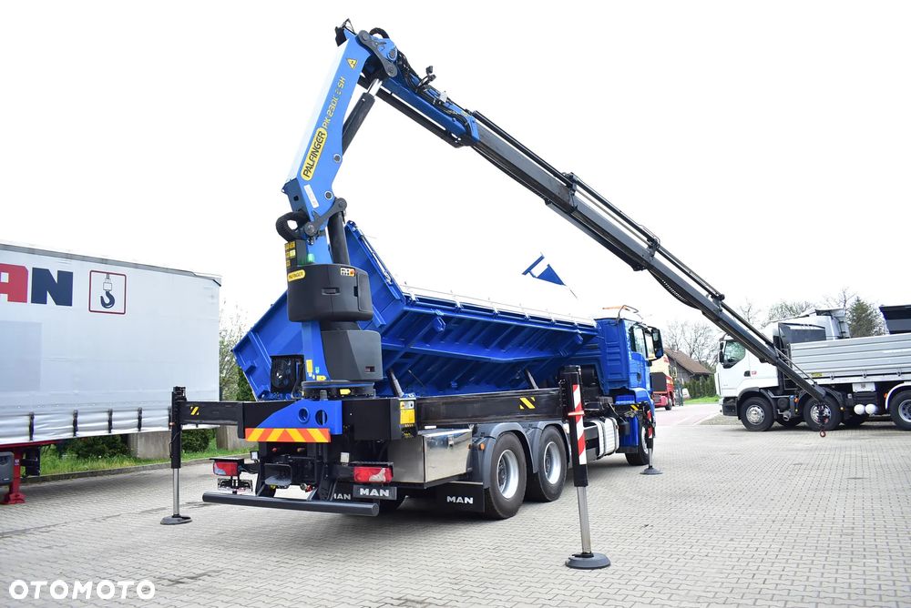 MAN TGS 33.480 6x4 BL Wywrotka 6.70m./ Bordmatic/+ Palfinger PK 23002 SH / 5 i 6 Funkcja/ Rotator/ Retarder/ Pilot/ Kipper/ Kiper/ Crane/ HDS/ Kran/żuraw/ Manipulator / Sprowadzony ! - 21