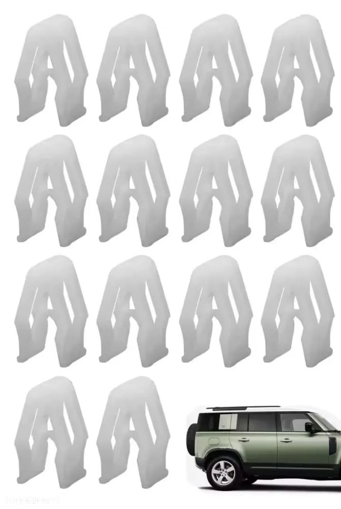 LAND ROVER DEFENDER L663 NAKŁADKA LISTWA BŁOTNIKA LEWA PRAWA TYŁ TYLNA USA + ZACZEPY MOCOWANIE NOWY ORYGINAŁ - 14