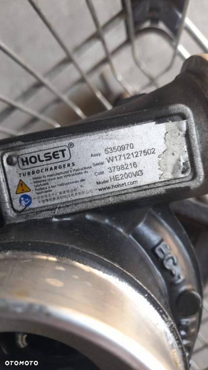 Turbosprężarka Cummins ISB 5350970  /   3798216 HOLSET oryginał 4,5L  HE200VG - 2