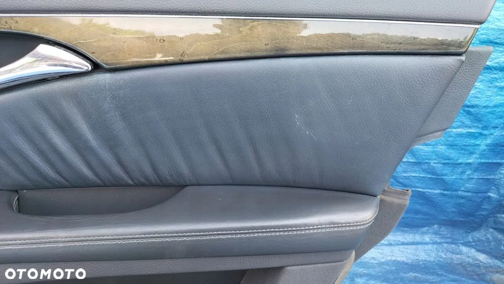 BOCZEK BOCZKI TAPICERKA DRZWI LEWY PRAWY PRZÓD PRZEDNI TYŁ TYLNY 6C37 KOMPLET MERCEDES W211 E55 AMG - 8