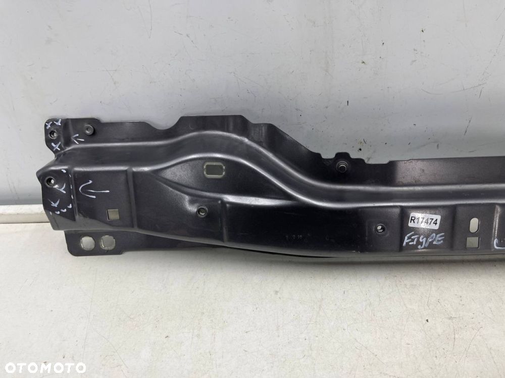 Pas przedni Jaguar F-Type FType x152 SVR 14-24r. górne wzmocnienie czołowe pasa belka górna wspornik - 8