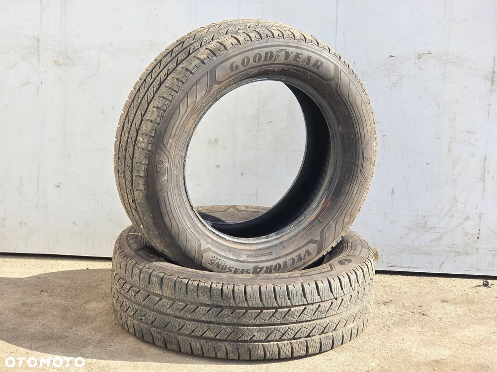 2 X OPONA OPONY Goodyear Vector 4 Seasons Cargo 205/65 R16C 7mm CALOROCZNE - 1