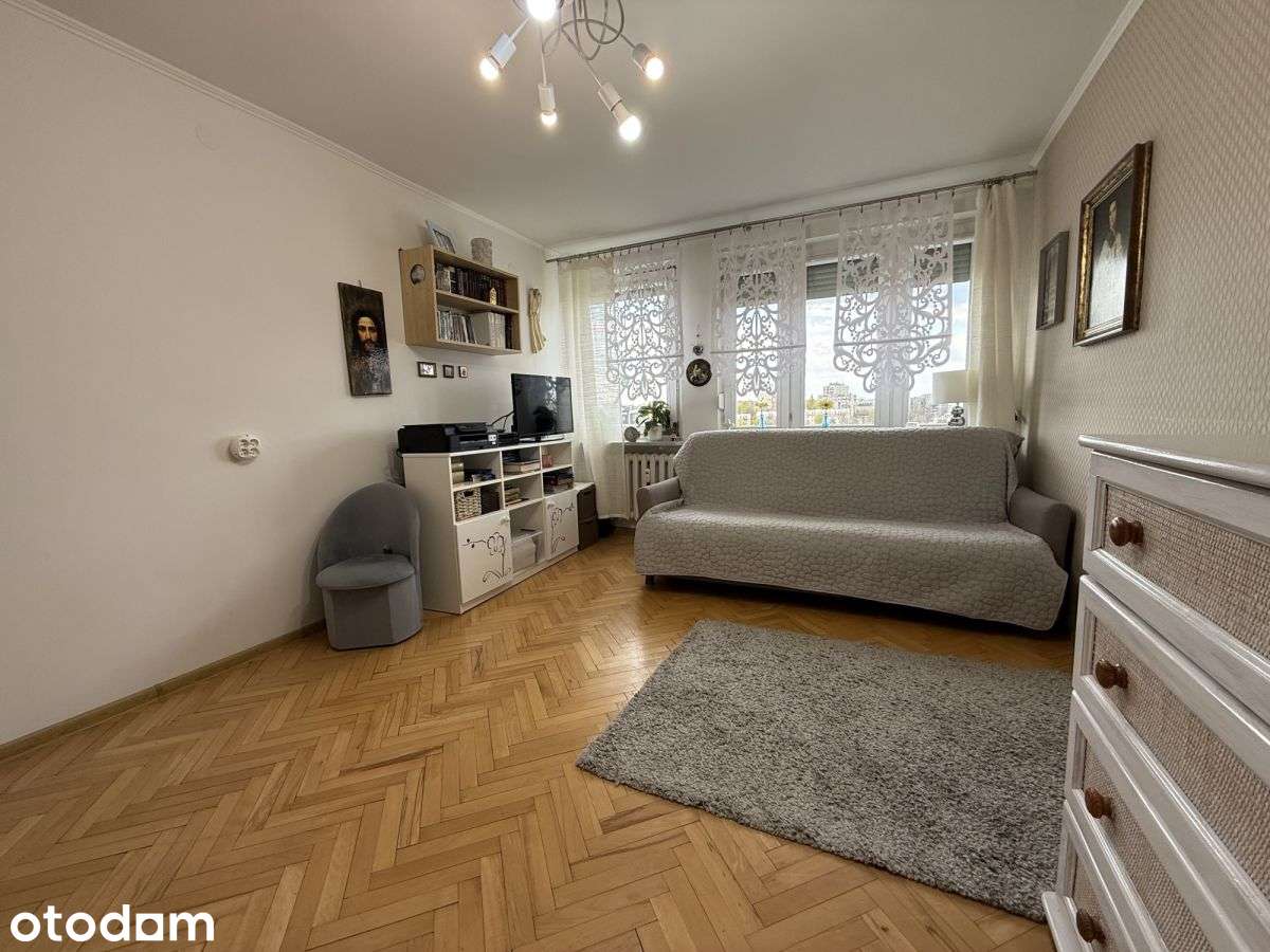 2 pok z balkonem, widna kuchnia - Ksm