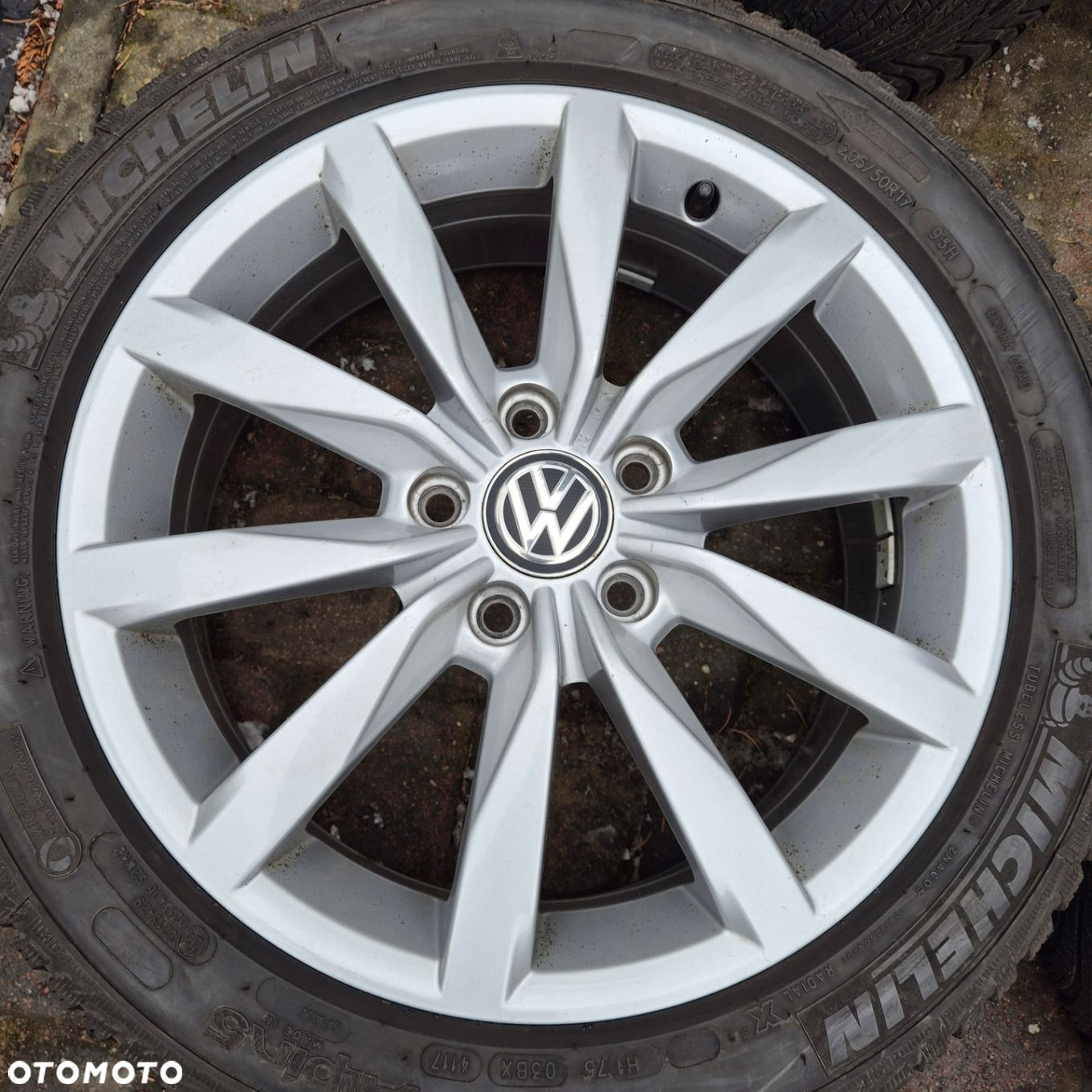ZIMA KOŁA 17 VW GOLF GTI CADDY TOURAN PASSAT LEON R-LINE DIJON 205/50 R17 - 2