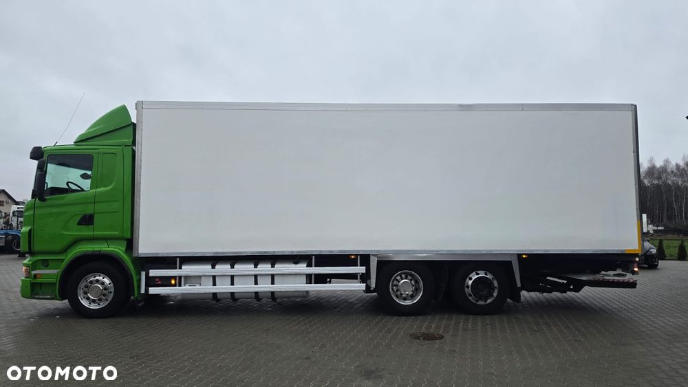 Scania R400 Euro 5 6x2 kontener izoterma 22 palety winda import NL! niski przebieg! super stan! - 3