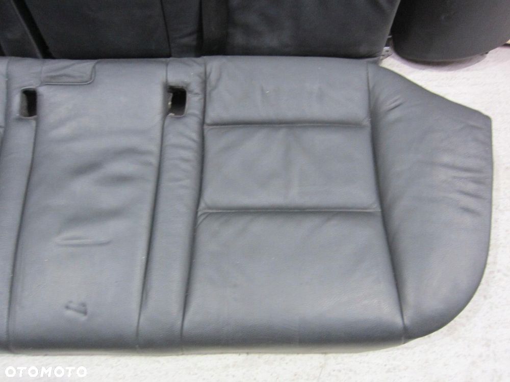 BMW 5 E61 KANAPA TYLNA TYŁ SKÓRA CZARNA SIEDZISKO OPARCIE - 2