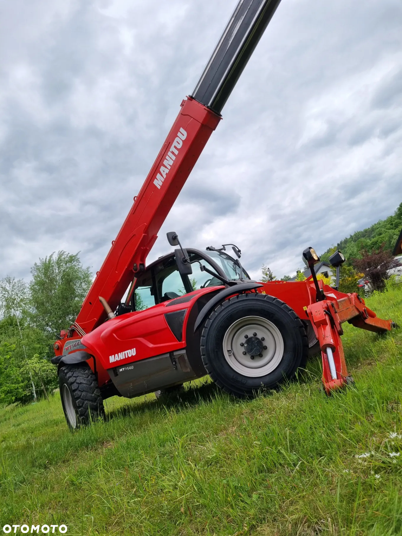 Manitou Ładowarka teleskopowa MT1440 JakNowa 2015r z Norwegii niski przebieg 3100 mtg Oryginał 14 metrów PERKINS SILNIK - 3