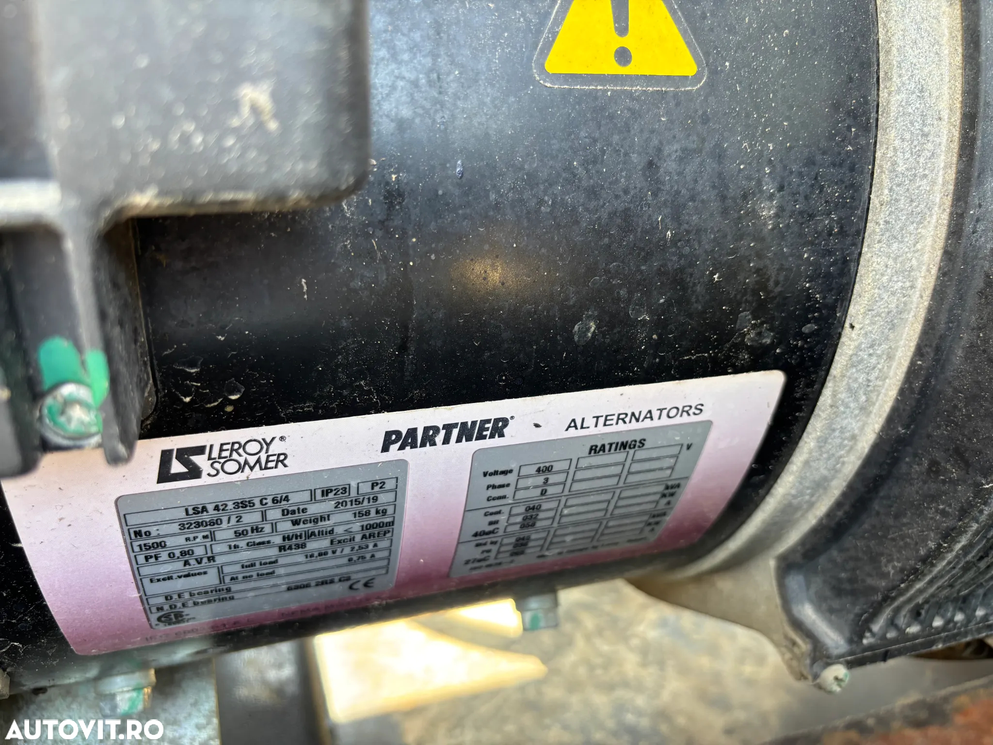 Doosan Generator curent 32kW motor Mitsubishi - 9