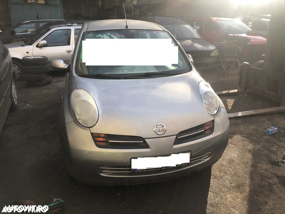 Capota fata motor Nissan Micra 2005 gri argintiu - 1