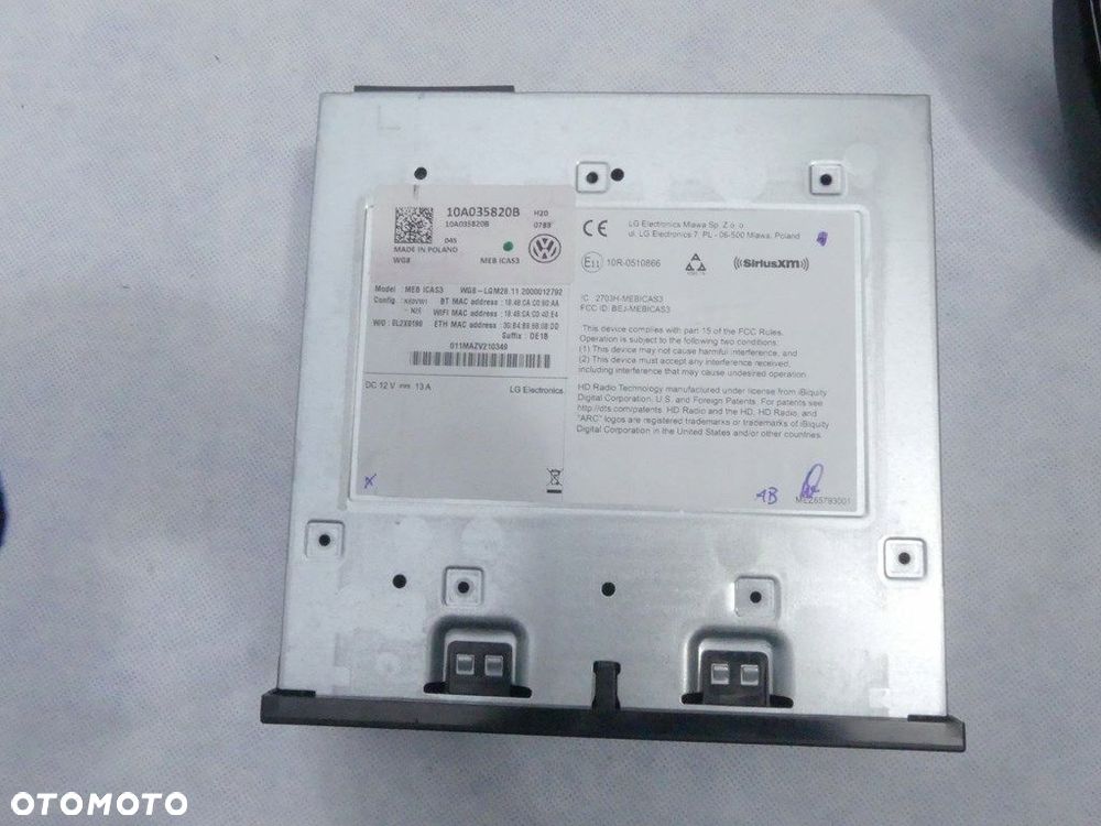 dw id 4 radio nawigacja wyświetlacz 10a035820b 10a919605k - 2