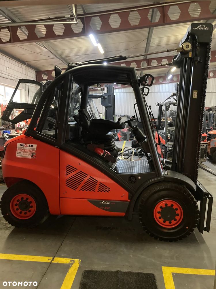 Linde [2012] WÓZEK WIDŁOWY LINDE H50D diesel 5ton - 1