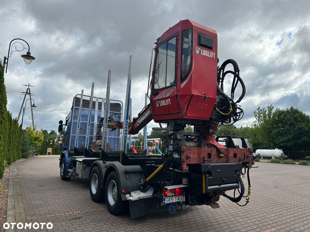 Scania R560 v6 resor 6x4 do drewna drzewa lasu hds - 7