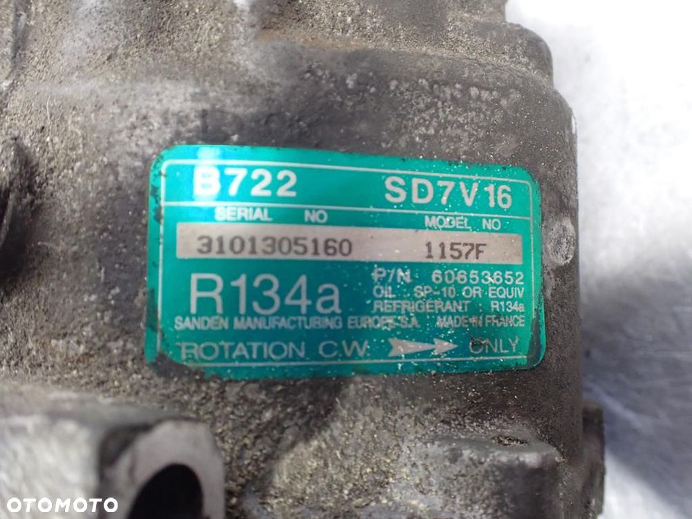 SPRĘŻARKA KLIMATYZACJI ALFA ROMEO 147 1.9 1157F SD7V16 - 4