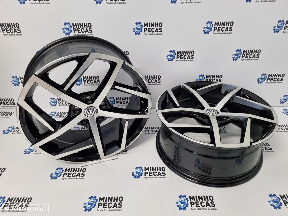 Jantes VW Golf 8 GTI em 19 Preto Polido - 4