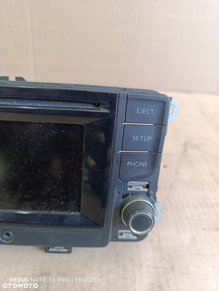 WYŚWIETLACZ RADIO EKRAN VW POLO V 6C 6C0035869B - 4