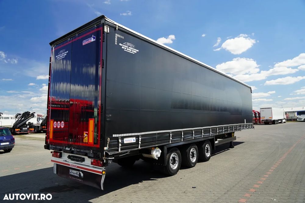 Schmitz Cargobull / CORTINĂ / MEGA / LVT / ACOPERIȘ RIDICAT / PUNȚ RIDICAT - 7