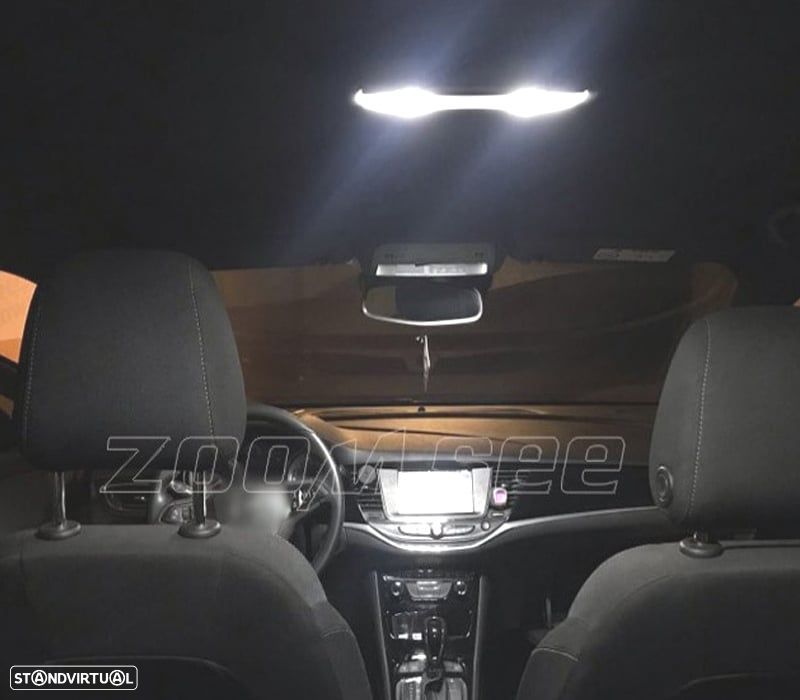 KIT COMPLETO 13 LAMPADAS LED INTERIOR PARA OPEL ASTRA K OPC GTC 15- - 5