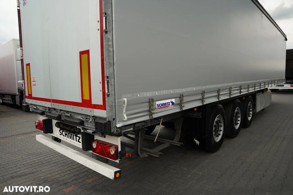 Schmitz Cargobull / SEMIREMORCĂ CU PRELATĂ (CURTAINSIDER) / STANDARD / CUTIE PENTRU PALETI / AXĂ RIDICABILĂ / - 13