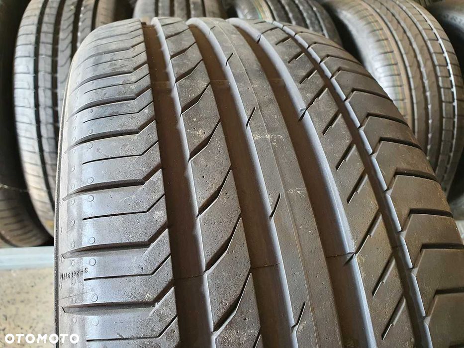1x Opona letnia 245/45/18 CONTINENTAL SportContact 5 - 96W Gąbka 6.5mm - 1