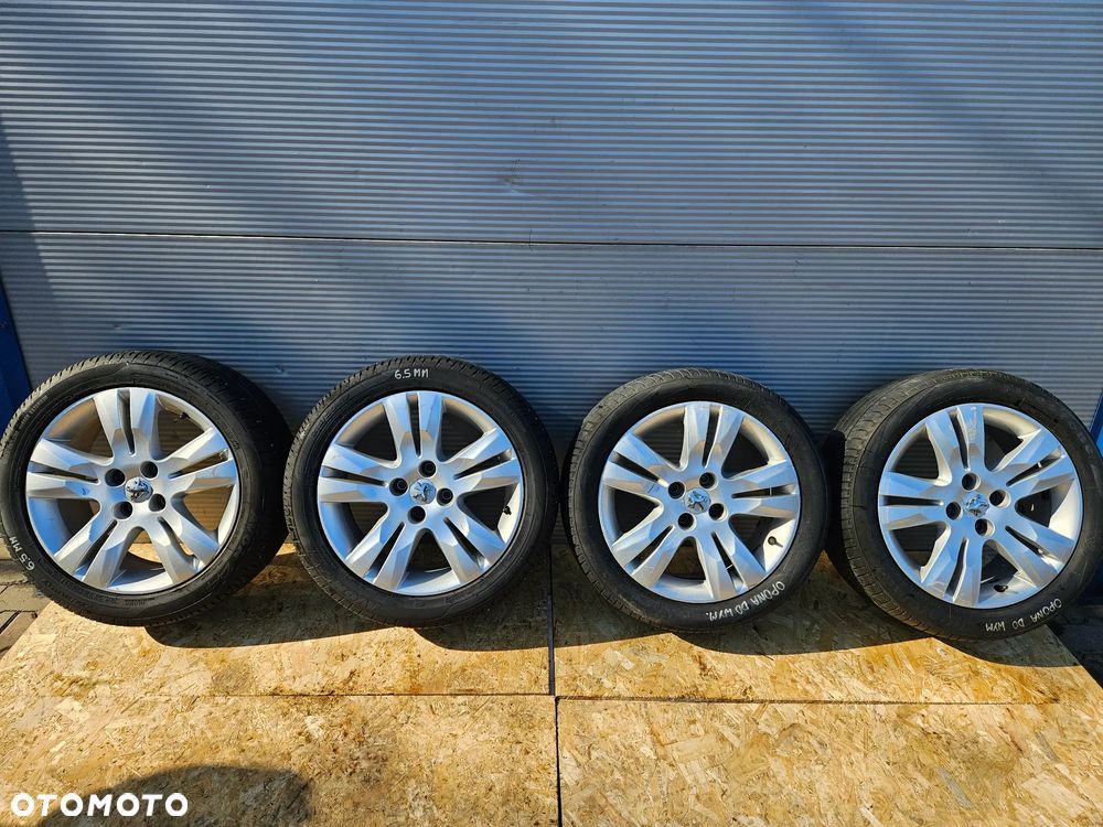 peugeot 3008 5008 koła felgi aluminiowe 17 9675498677 - 1